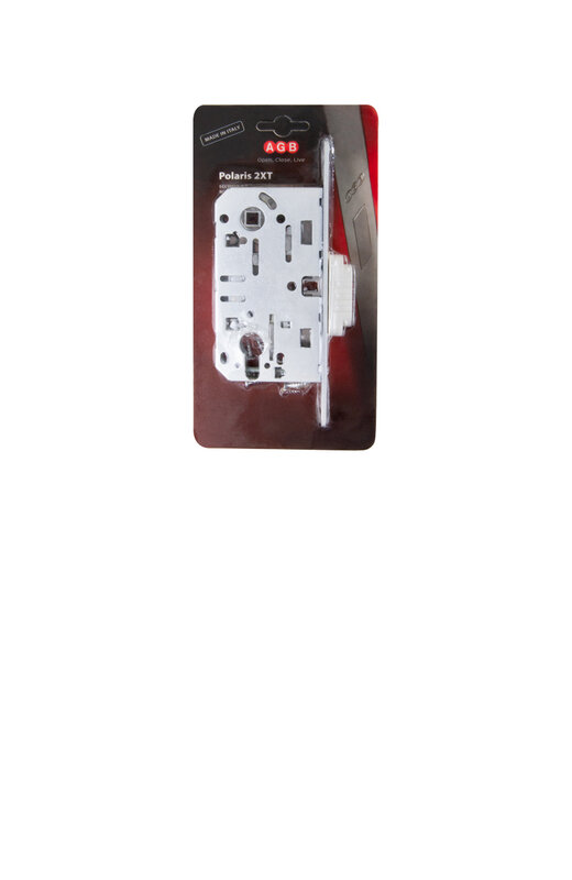 Корпус AGB (АГБ) замка магнит. под цил. MEDIANA POLARIS B06103.50.FM.567 с отв. планк B02402.05 (белый)