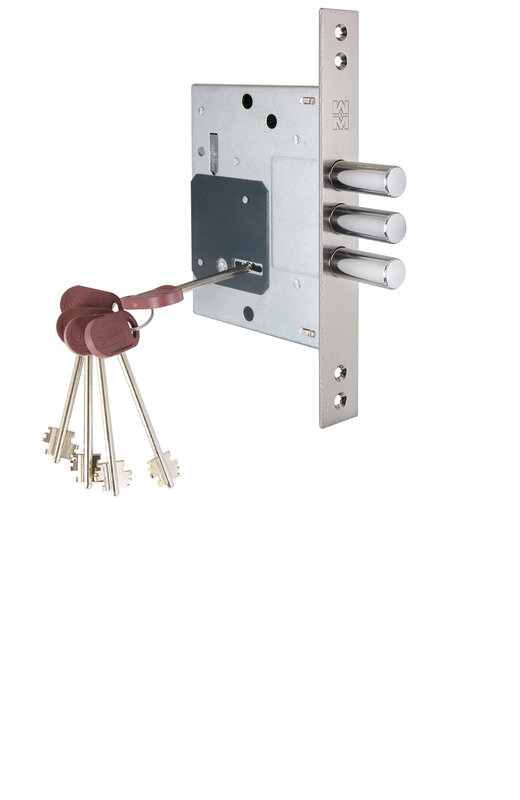 Замок Mottura (Моттура) врезной сувальдный Project DP25.170, ключ 50 мм