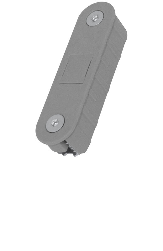 Ответная планка AGB (АГБ) для защелок Touch (для алюминиевых коробок) B02404.30.78 (серый)