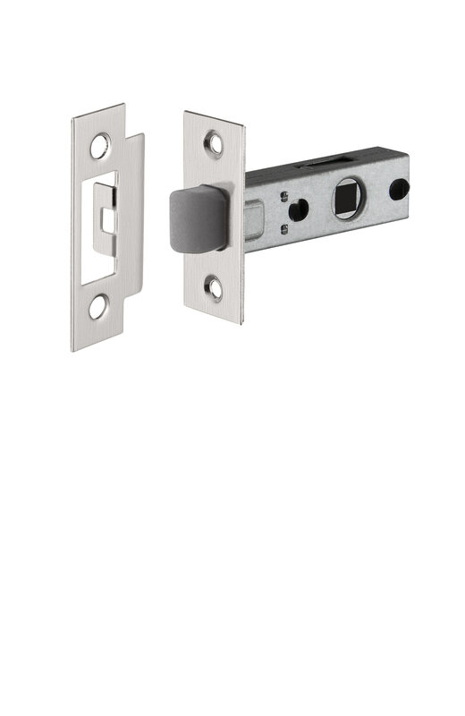 Защелка Ajax (Аякс) врезная PLASTLP45-8 (LP45-8) SN мат.никель