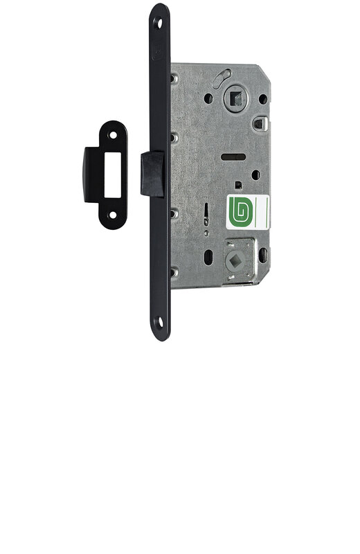 Защелка Guardian (Гардиан) межкомнатная Soft 1P BL, черный /123:5958/