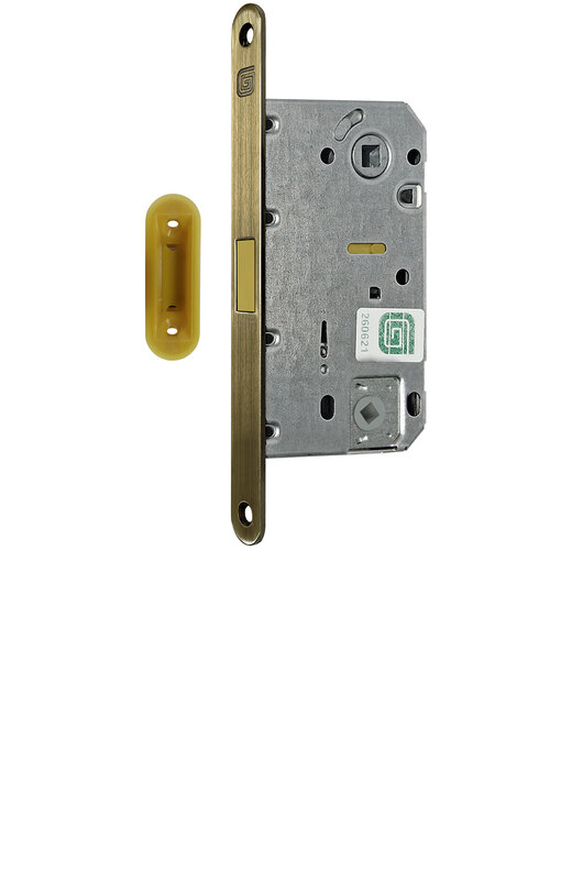 Защелка Guardian (Гардиан) межкомнатная магнитная Soft 1М AB, античная бронза /128:6263/