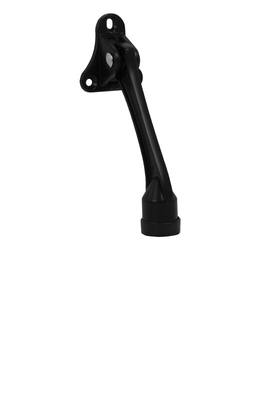 Упор Fuaro (Фуаро) дверной напольный STOPPER-100 BL (черный) козья ножка