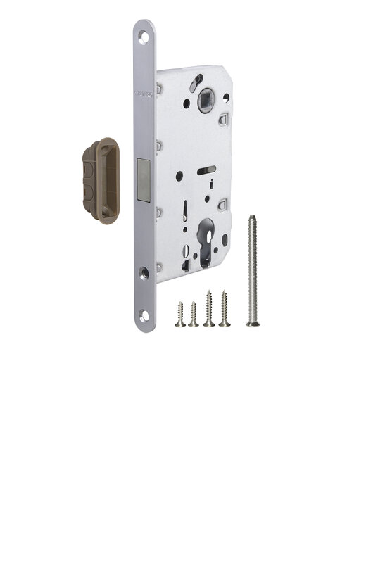 Корпус Fuaro (Фуаро) врезного замка MAGNM85C-50 (M85C-50) SSC сатинированный хром