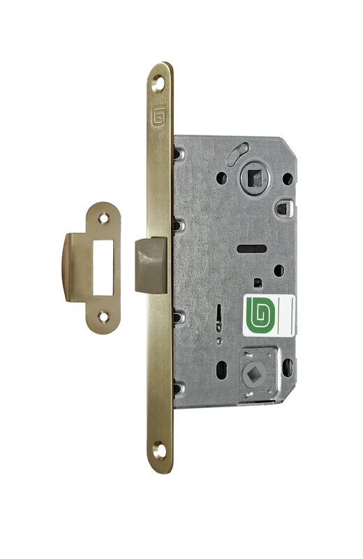 Защелка Guardian (Гардиан) межкомнатная Soft 1P MG24К, матовое золото 24К /128:7110/