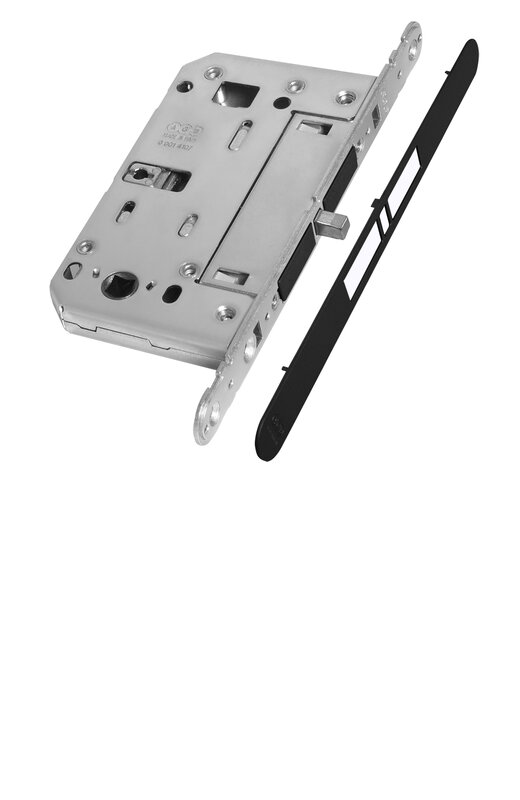 Магнитная AGB (АГБ) защелка регулируемая WC Touch B06502.50.93 (черный) с лицевой планкой B01120.33.93