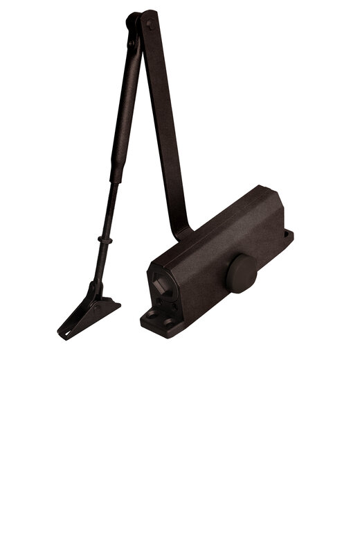 Доводчик Ajax (Аякс) дверной DCTR80-140 (TDR-140) 80-140кг BR коричневый