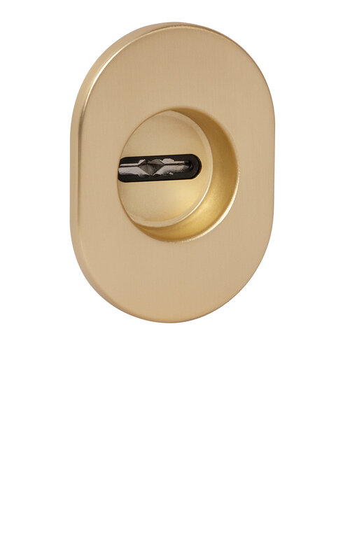 Накладка Fuaro (Фуаро) на сувальдный замок ESC.S-auto.RLR/U/R.477 SSG-39 сатин. золото (1шт.)