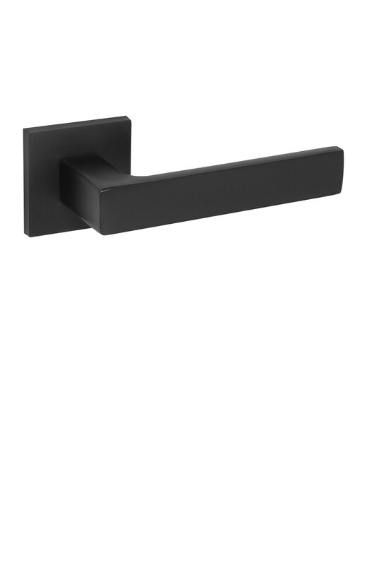 Ручка Fuaro (Фуаро) раздельная K.RL52.TETRAGON BL-24 черный квадрат 8х170 мм