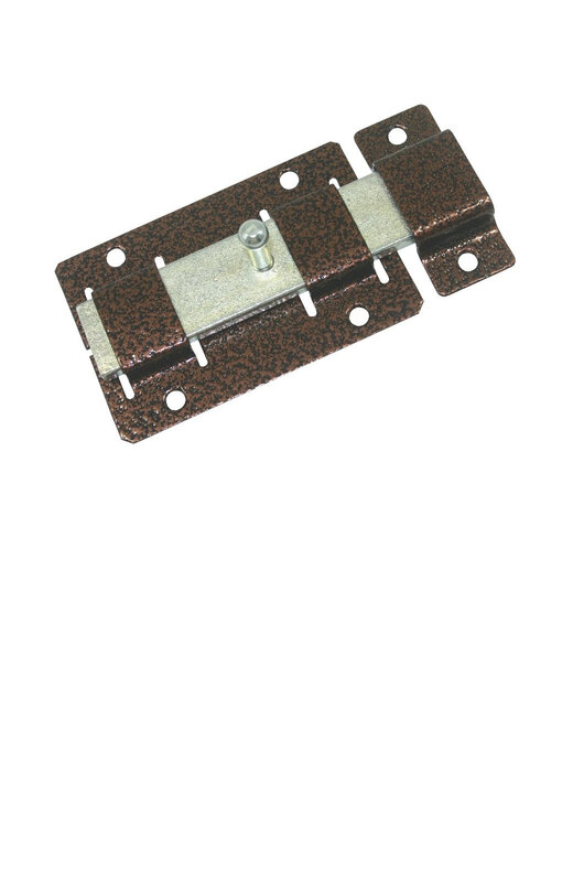 Задвижка дверная ЗД-02 (ПД) пол.медь