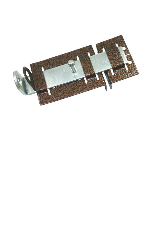 Задвижка дверная ЗД-04 пол.медь