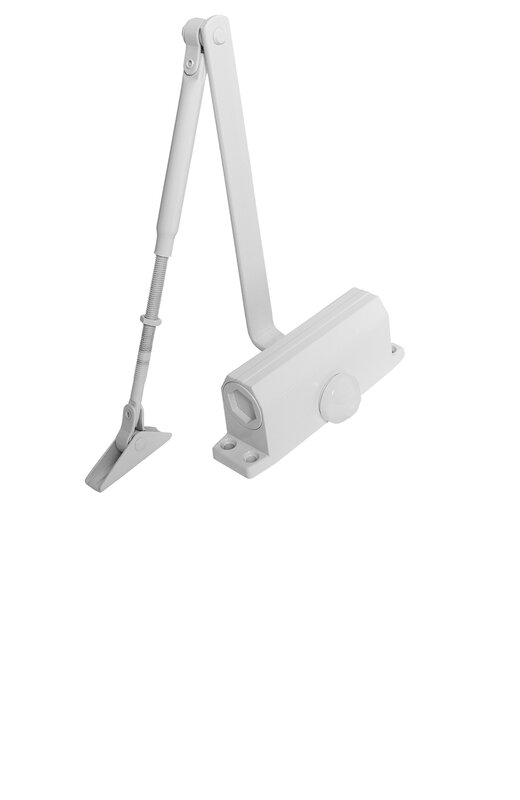 Доводчик Ajax (Аякс) дверной DCTR15-60 hold open WH белый