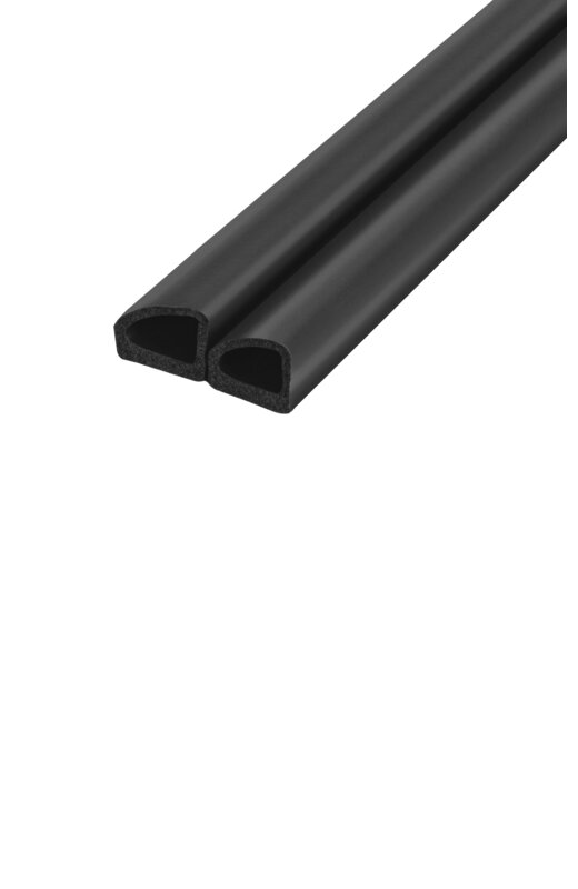 Уплотнитель Fuaro (Фуаро) без клеевой основы WADH/D-14,5x13,5mm (031), BLACK черный 100 m