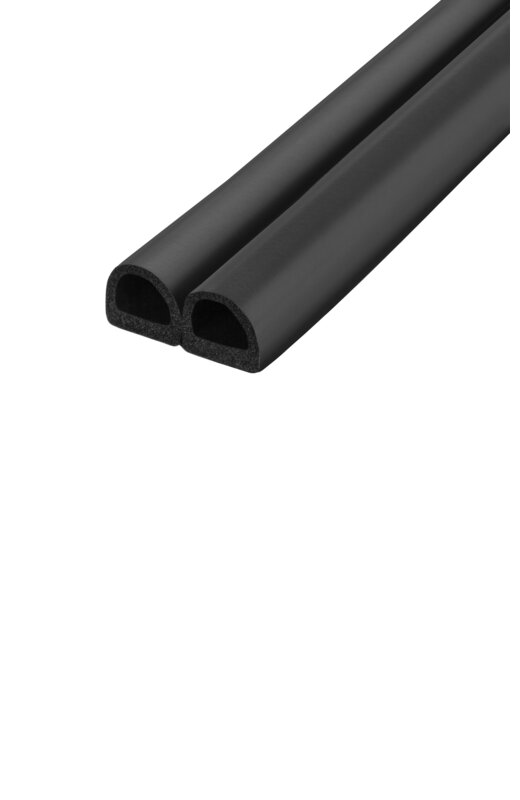 Уплотнитель Fuaro (Фуаро) самоклеящийся ADH/D-14,2x12,7mm (127), BLACK черный 120 m