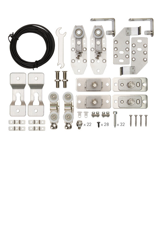 Комплект Armadillo (Армадилло) для профильных телескопических дверей SLD.Comfort-PRO.SET5.PROF telescope/80