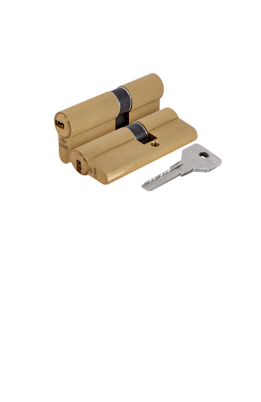 Цилиндровый Cisa (Чиза) механизм ASIX OE300-18.00 (80 мм/35+10+35), ЛАТУНЬ